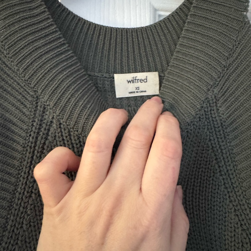 Wilfred Olive Knit Sweater - Picture 2 of 2